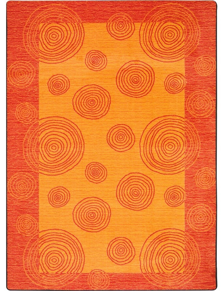 Kid Essentials Rug, Whimzi, Orange, 3'10"x5'4"
