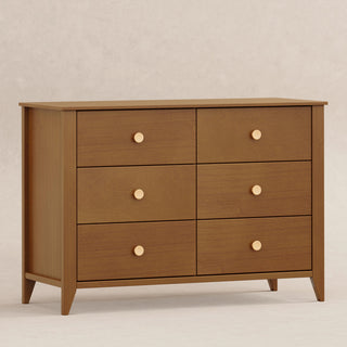 Sprout 6-Drawer Double Dresser, Chestnut Natural