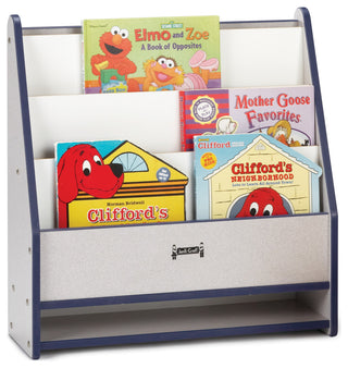 Rainbow Accents Toddler Pick-a-Book Stand - Navy
