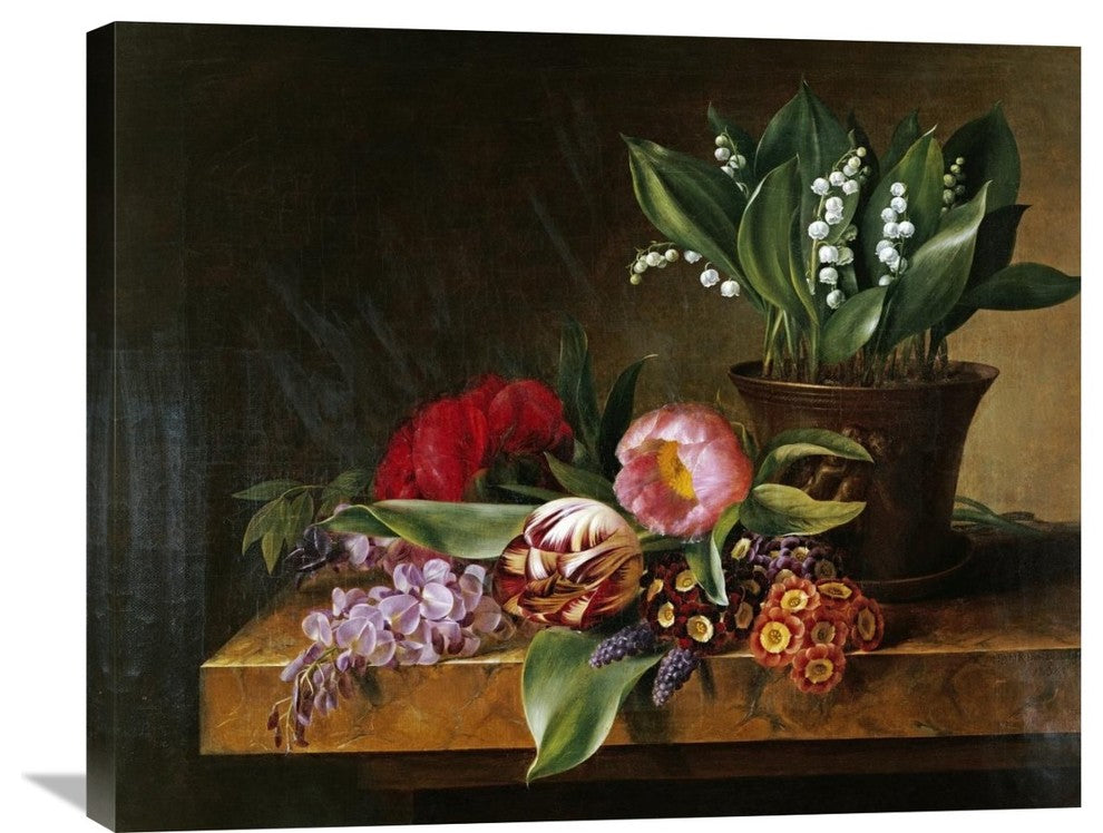 "Lily of The Valley" Artwork, 30" x 24"
