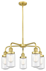 Innovations Dover 5 22.5" Chandelier Satin Gold