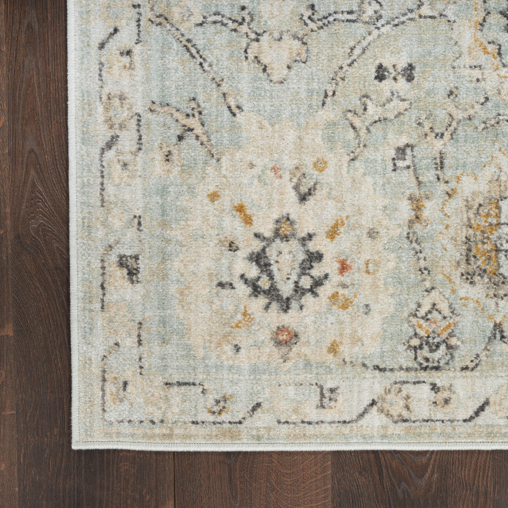 Nourison Oushak Home 6' x 9' Mint Vintage Indoor Rug