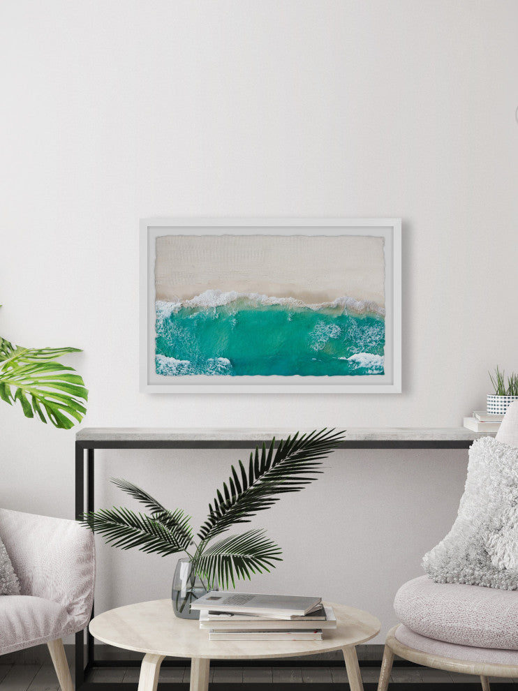 "Gather Footprints" Framed Painting Print, 30x20