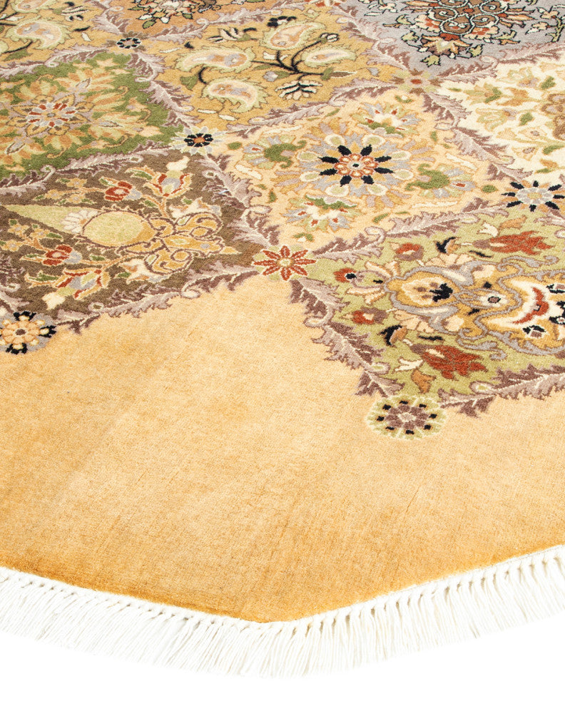 Mogul, One-of-a-Kind Hand-Knotted Area Rug Red, 7' 1 x 7' 1