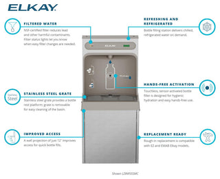 Elkay EZH2O Refrigerated Surface Mount Bottle Filling Station