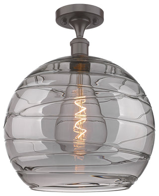 1-Light 13.75" Semi-Flush Mount Oil Rubbed Bronze