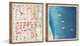 Packed Beach III Diptych, 36"x18"