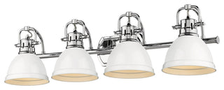 Golden Duncan 4-Light Bathroom Vanity Light in Chrome