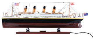 Titanic With Lights Cruise Ship Model