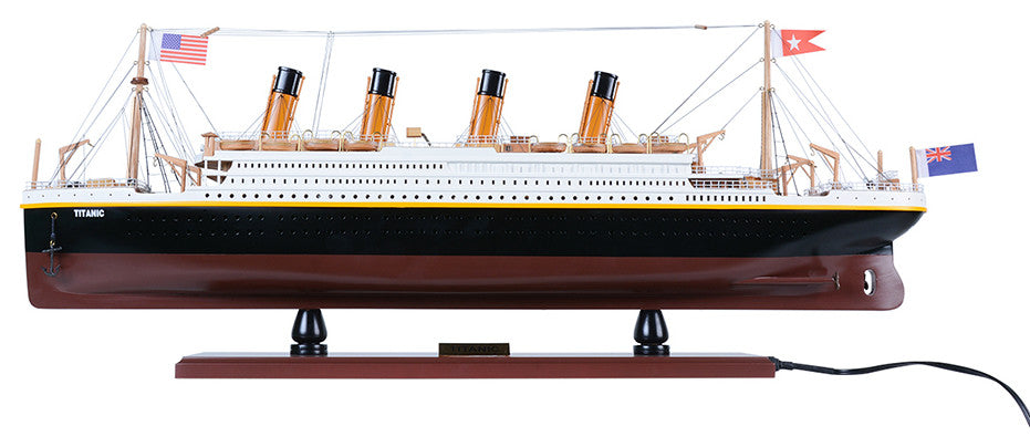 Titanic With Lights Cruise Ship Model