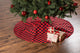 Holiday Tree Skirt Red And Black Buffalo Check