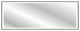 M21 Series Black Frame Wall Mounted backlit LED Bathroom Vanity Mirror (110x40)