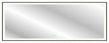 M21 Series Black Frame Wall Mounted backlit LED Bathroom Vanity Mirror (110x40)