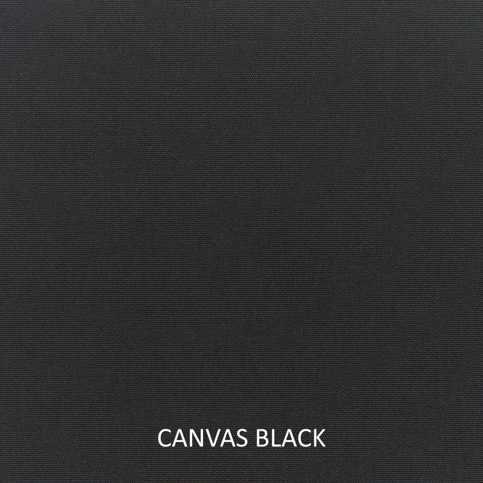 Sunbrella Canvas Black Outdoor Bench Cushion