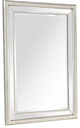 Silver Leaf Antiqued Mirror