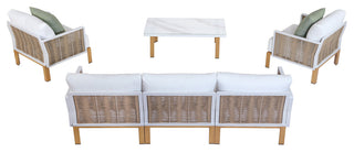 Manhattan Comfort 4-Piece Vine Patio Conversation Set