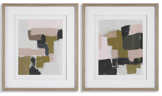 Uttermost Color Block Framed Prints, Set/2