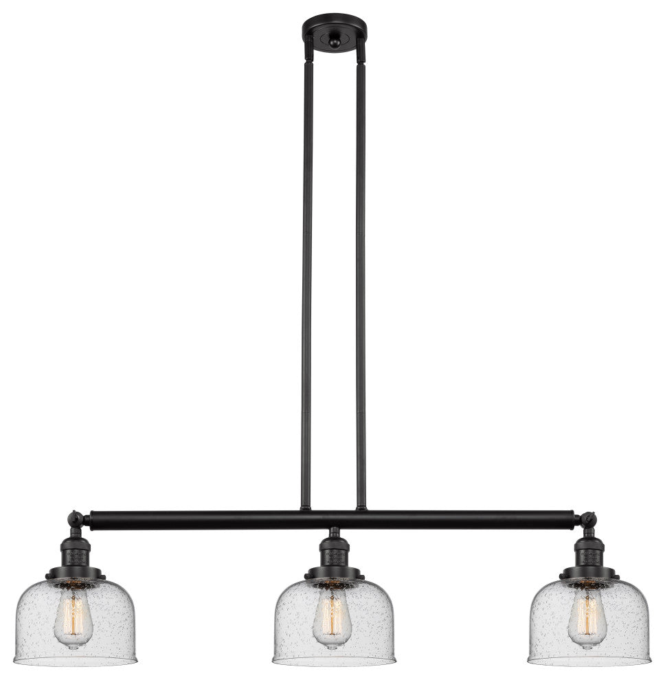 Innovations Lighting 213-Ob-G74-Led 3 Light Dimmable Led Island Light