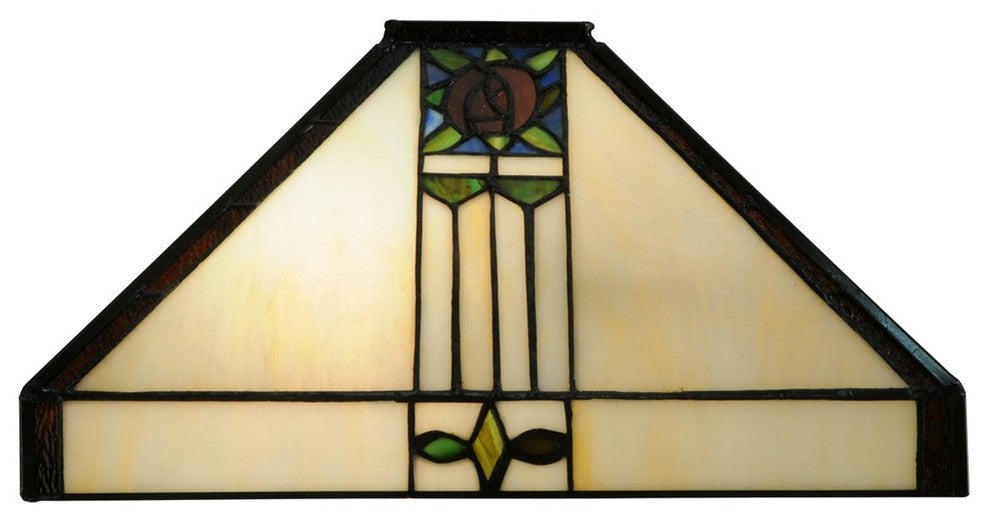 14Sq Pasadena Rose Shade