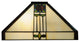 14Sq Pasadena Rose Shade