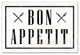 Bon Appetit 12x18 Canvas Wall Art
