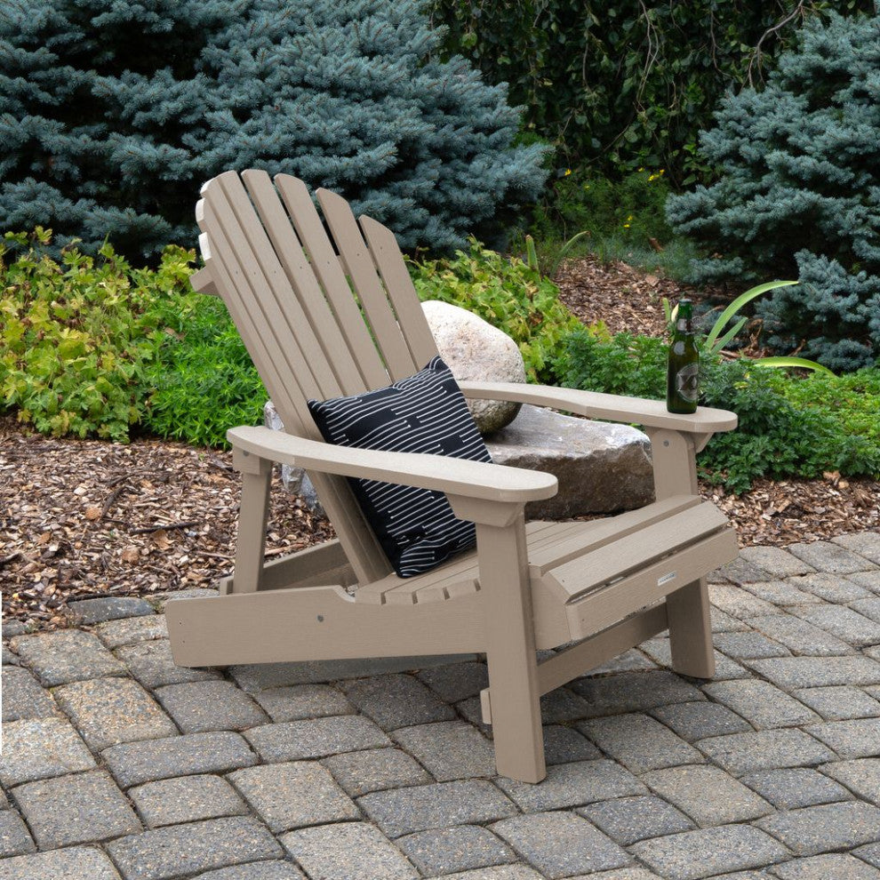 King Hamilton Folding and Reclining Adirondack Chair, Woodland Brown