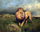 Rosa Bonheur Lion and Prey Wall Decal