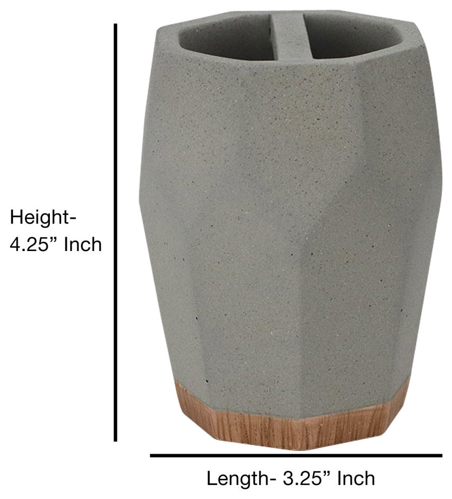nu steel Cement Toothbrush Holder