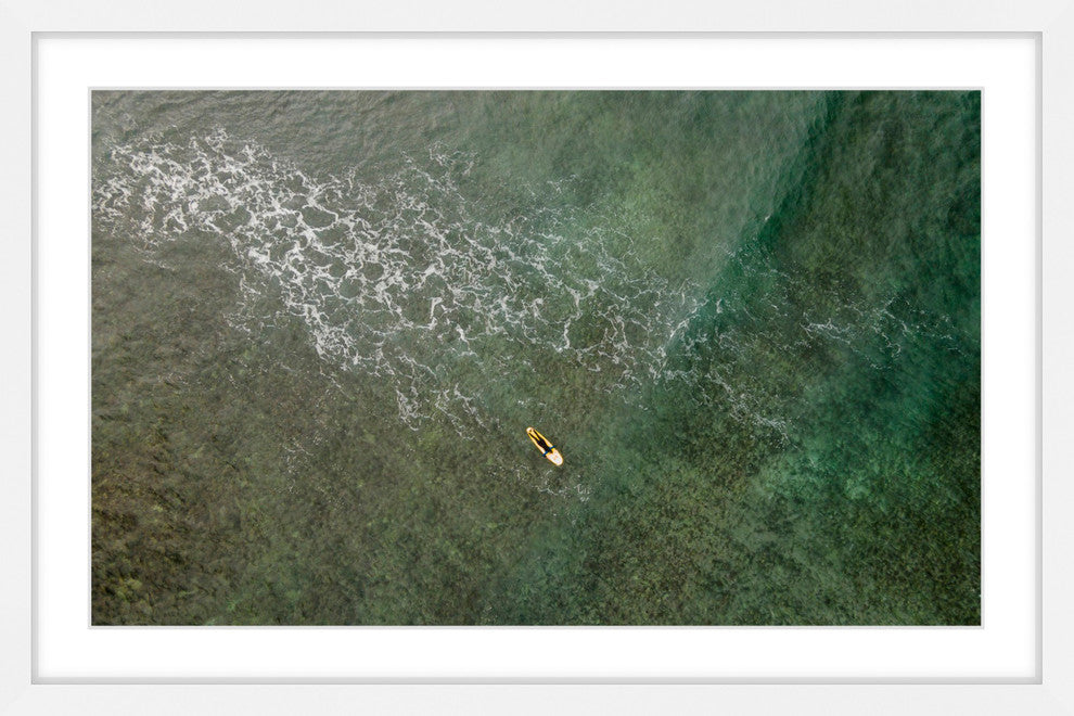 "Floating Out" Framed Print by Karolis Janulis