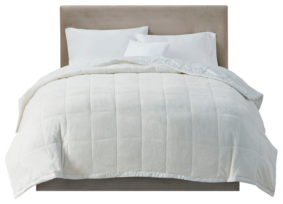 Madison Park Coleman Reversible Down Alternative Bedding Blanket