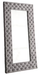 Boyle Floor Mirror, Silver Gray