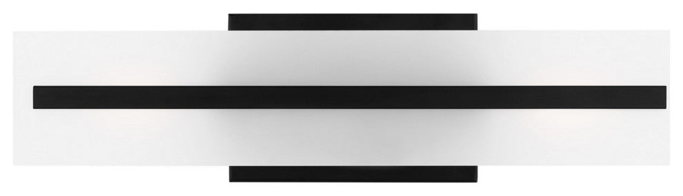 Dex LED Bath Wall Sconce, Midnight Black