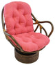 48"x24" Solid Micro Suede Swivel Rocker Cushion, Watermelon