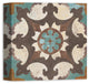 Decorative Moroccan Tile Canvas Wall Art, 12x12