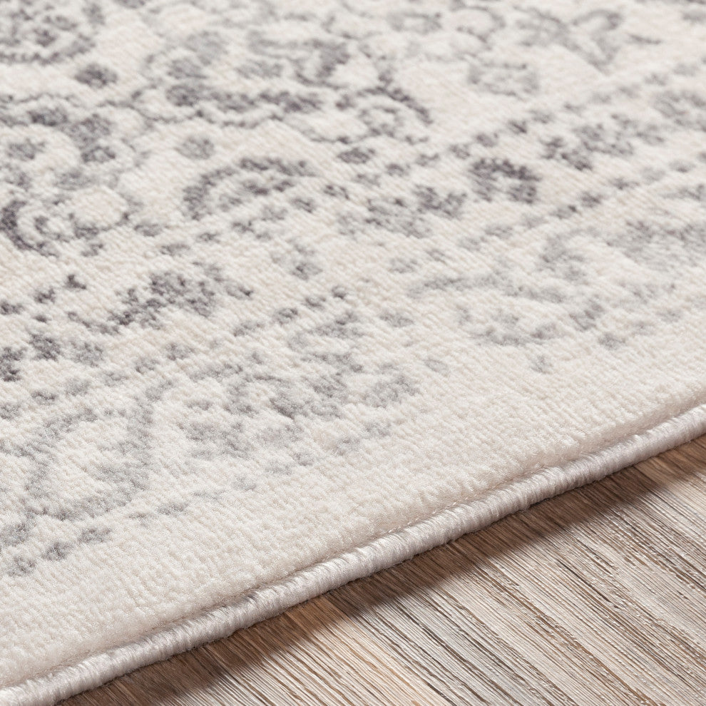 Surya Roma ROM-2308 9'x12'3" Rug, Light Gray/Cream/Camel