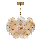 Sue-Anne 6-Light Chandelier, Plated Brass