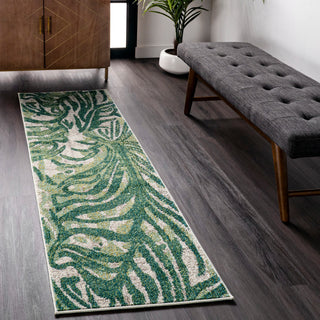 Nuloom Joi Contemporary Country and Floral Area Rug, Green 2'x6'