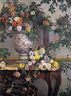 Jean Frederic Bazille Flowers Premium Canvas Print