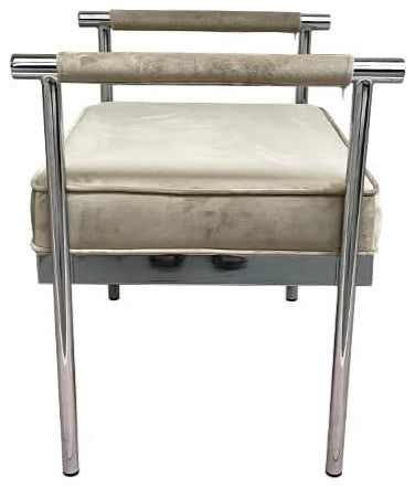 First of a Kind Modern champagne Seating Bench With arms for Living Room