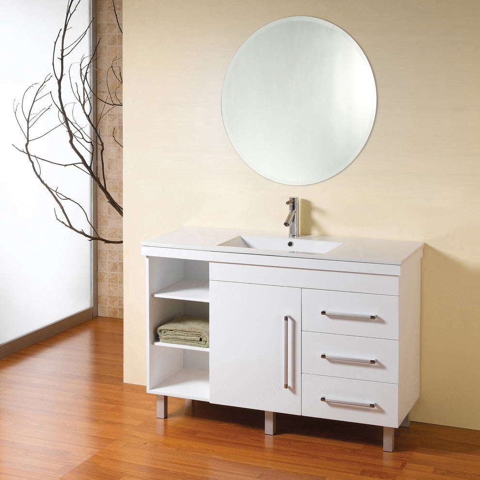 Dodson Large Frameless Wall Mirror 23"x23"