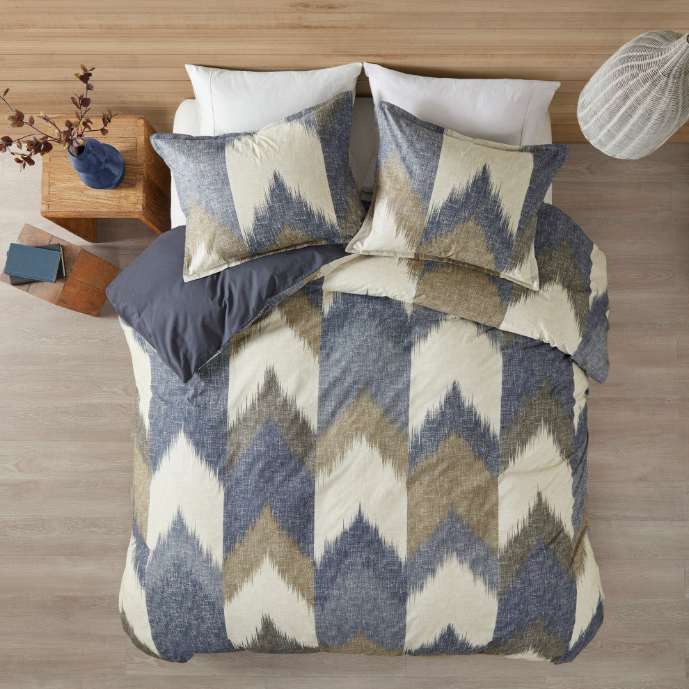 INK+IVY Printed Duvet Bedding Set, King/California King
