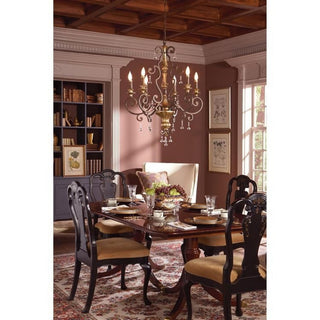 Quoizel MQ5006HL Six Light Chandelier Marquette Heirloom