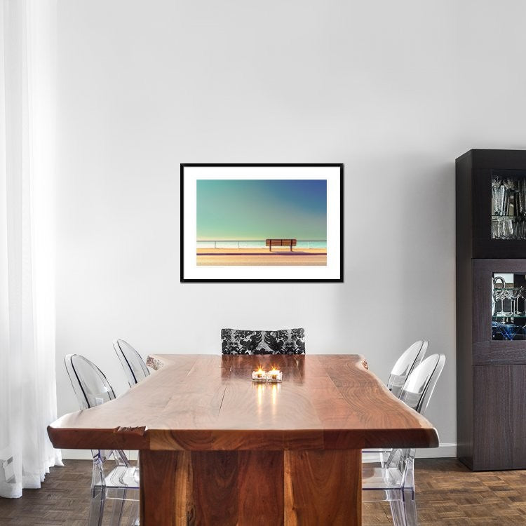 "The Bench" Framed Digital Print by Arnaud Bratkovic, 38"x28"