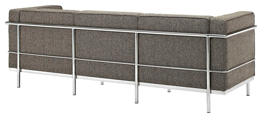 Modern Contemporary Living Room Wool Sofa Oatmeal