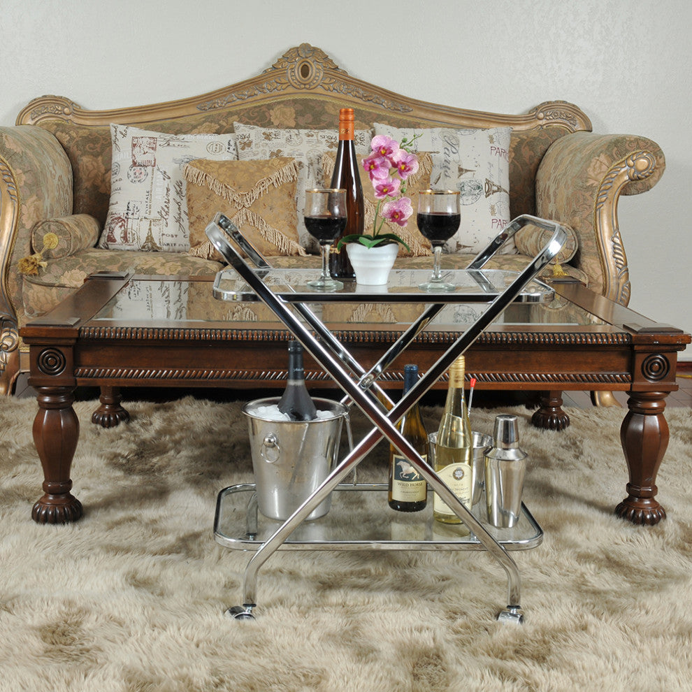 Anne Home, X-Shape Bar Cart