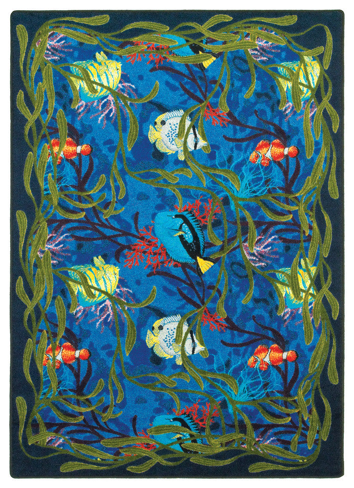 Kaleidoscope Rug, Under the Sea, 7'8"x10'9"
