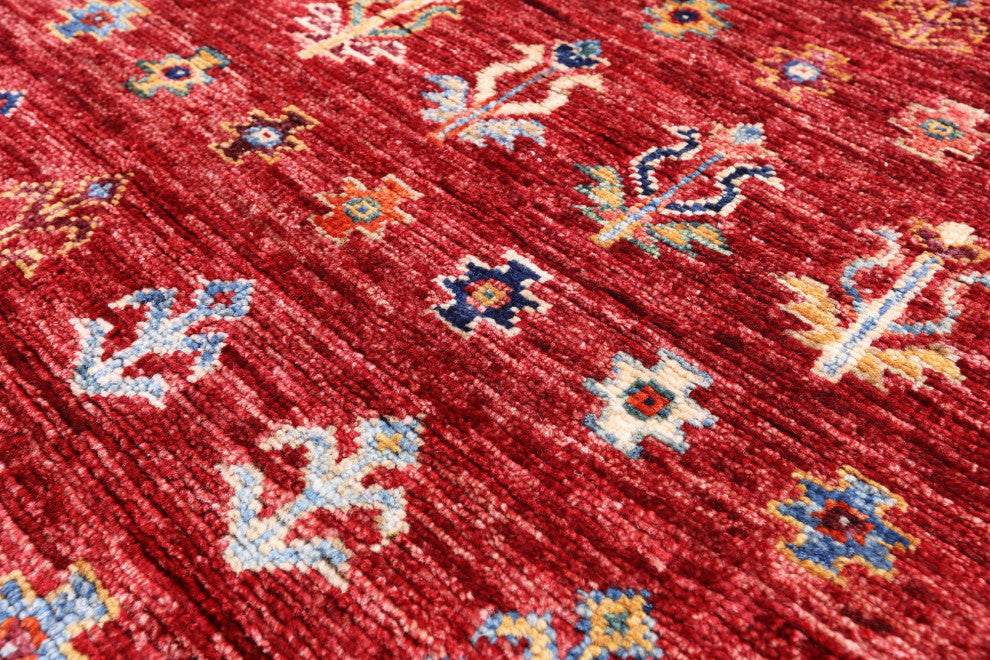 5' 0" X 5' 9" Khorjin Tribal Hand-Knotted Rug Q8032