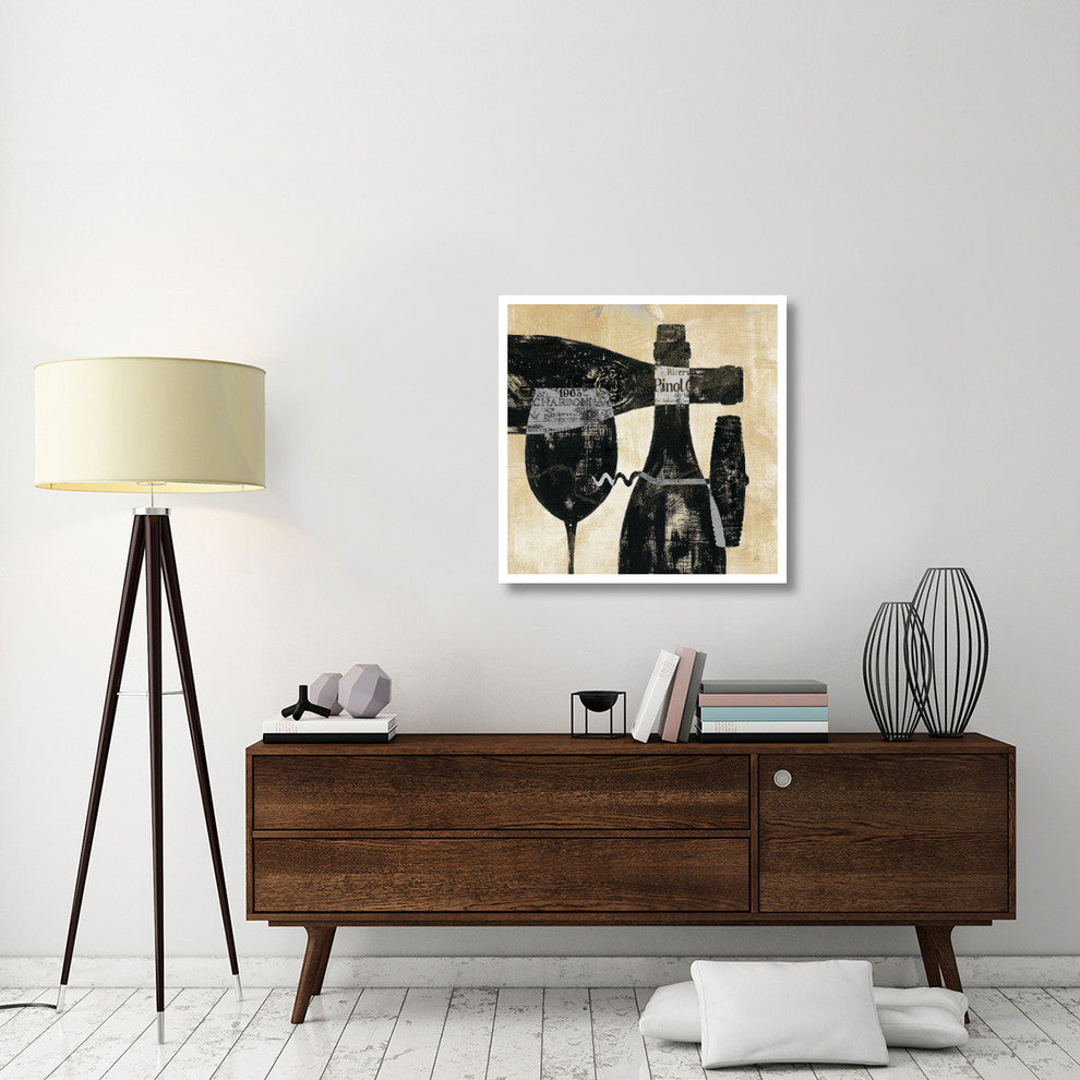 "Wine Selection I" Digital Paper Print by Daphne Brissonnet, 32"x32"
