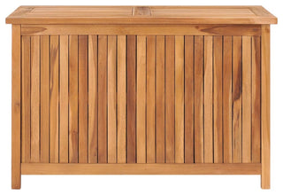 Vidaxl Garden Storage Box 35.4"x19.7"x22.8" Solid Teak Wood