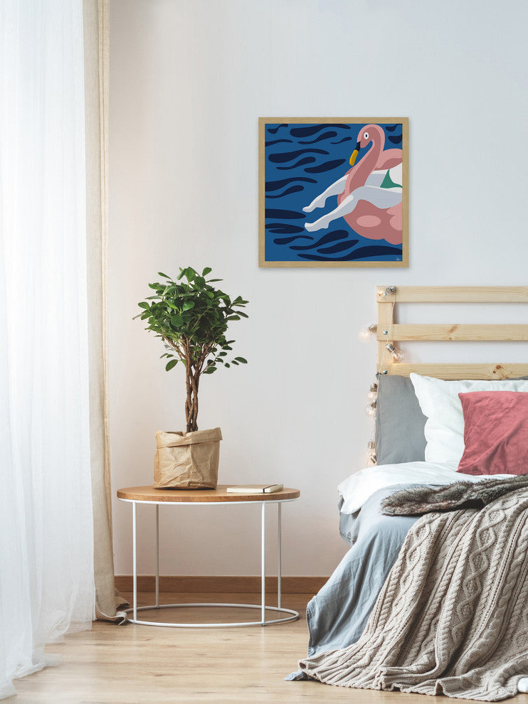 "If You Love the Sun" Framed Painting Print